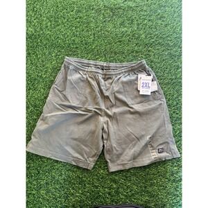 Outersport Vintage Green Fleece Shorts Men's Size 2XL C